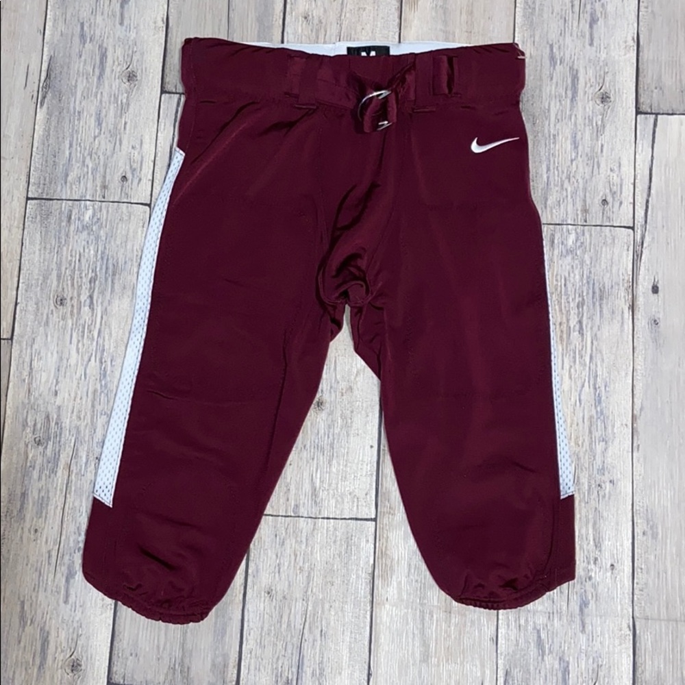 Nike  Athletes maroon men's football tights